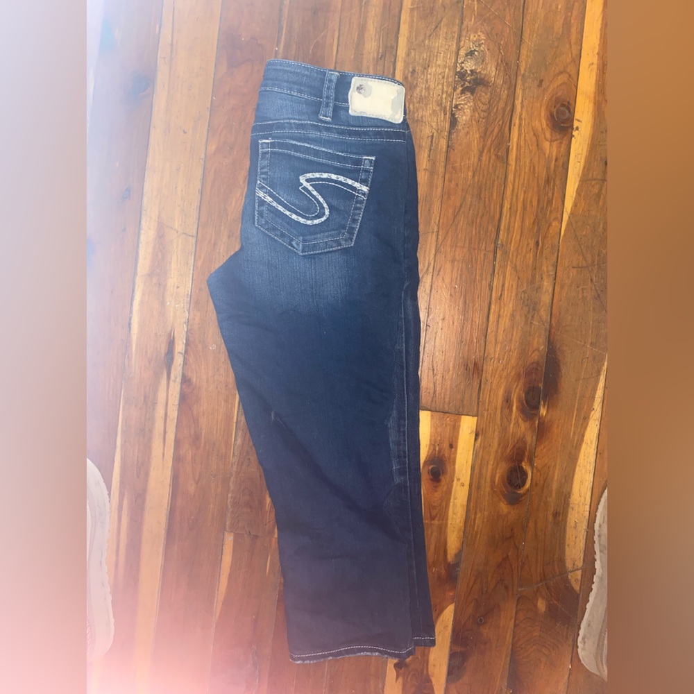 Slivers Aiko Dark Blue Denim capris